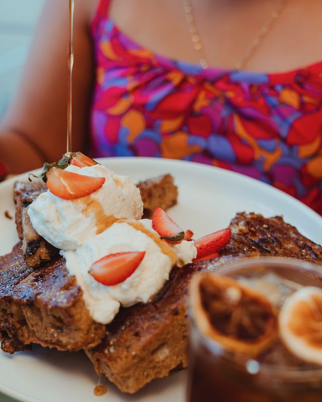 Pan francés con fresas D'Fogata