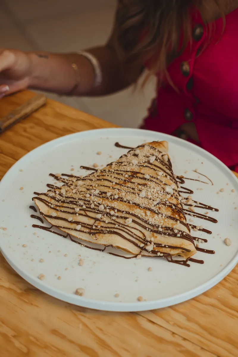 Crepa clásica con chocolate