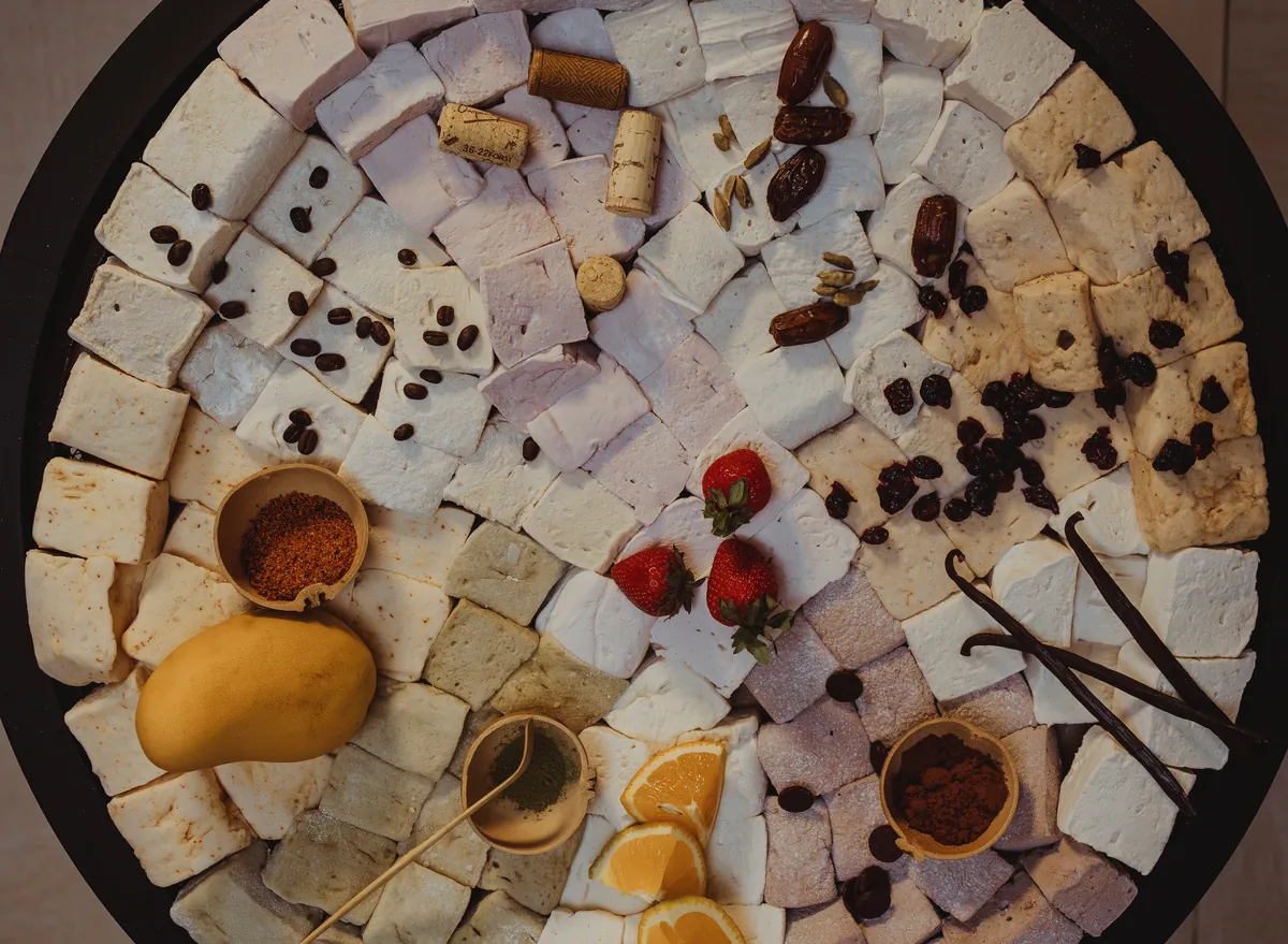 Malvaviscos artesanales con fresas, cítricos y especias
