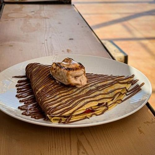 Crepa de fresas artesanal